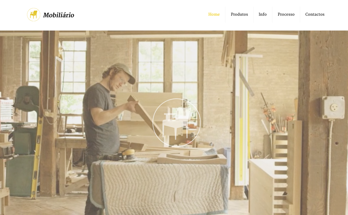 Website para mobiliário