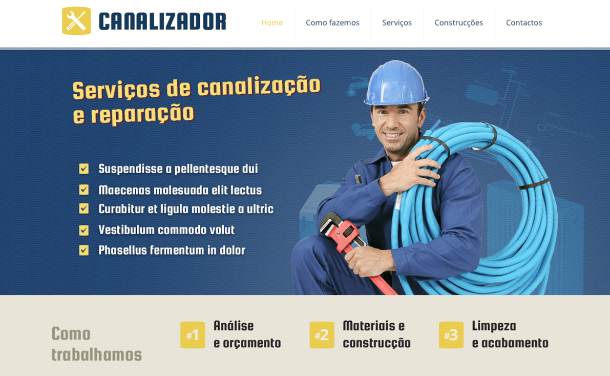 Website para canalizador