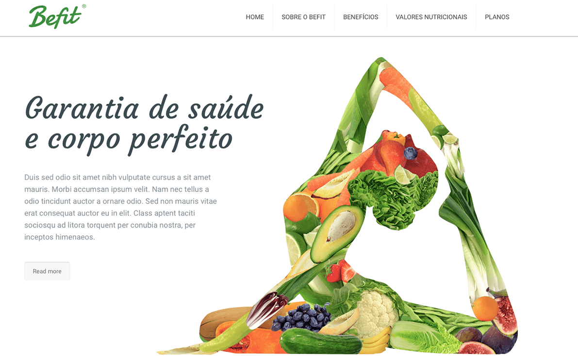Website para fitness
